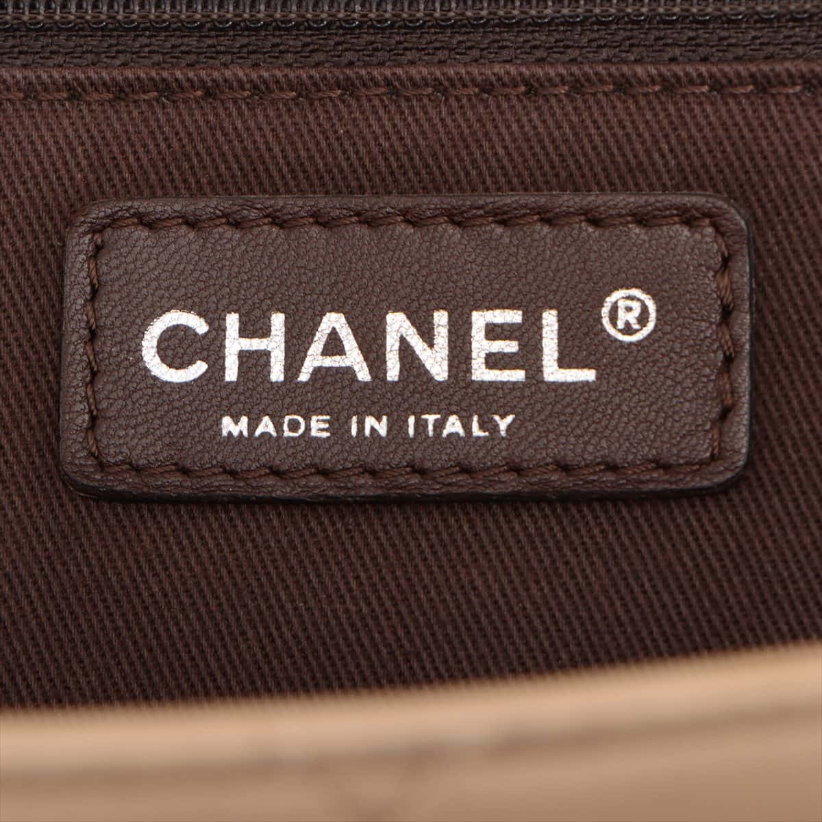 Chanel 2.55  Chain Shoulder Bag Beige Silver  11th