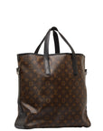 Louis Vuitton Monogram MacArthur Divis Tote Shoulder Bag M56708 Brown PVC Leather  Louis Vuitton