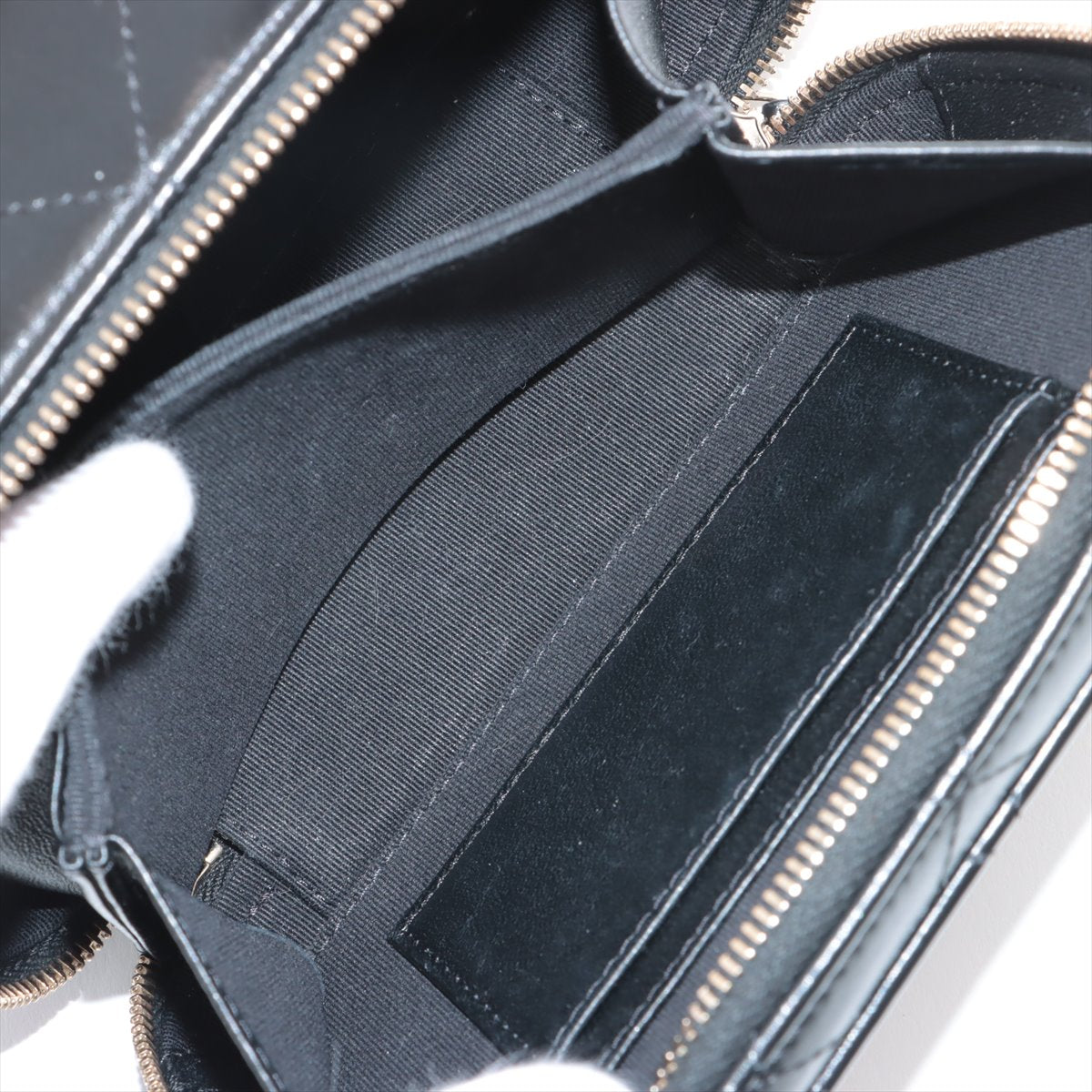 Chanel Lambskin  Vanity Bag Black G  AP3246