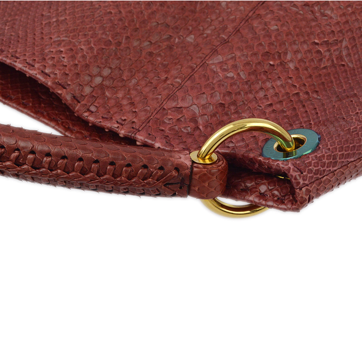 Louis Vuitton * Red Monogram Exotic Artsy MM Handbag Ｍ93451