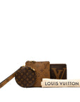 Louis Vuitton Monogram Giant Reversee Poschet Trio Poschet Accessory Pouch M68756 Brown PVC  Louis Vuitton