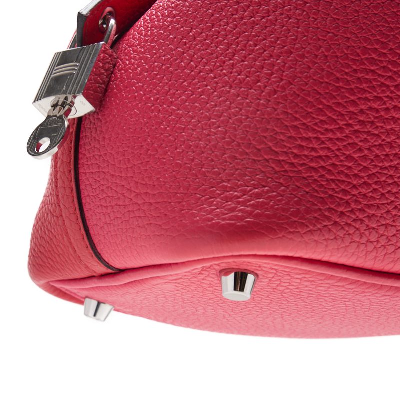 HERMES ERMES Picotin Lock PM Violet Handbag al Clemence Brunel  Rouge (Silver G) Handbag  Handbag Lady Handbags 【 Delivery】 Vintage s Online
