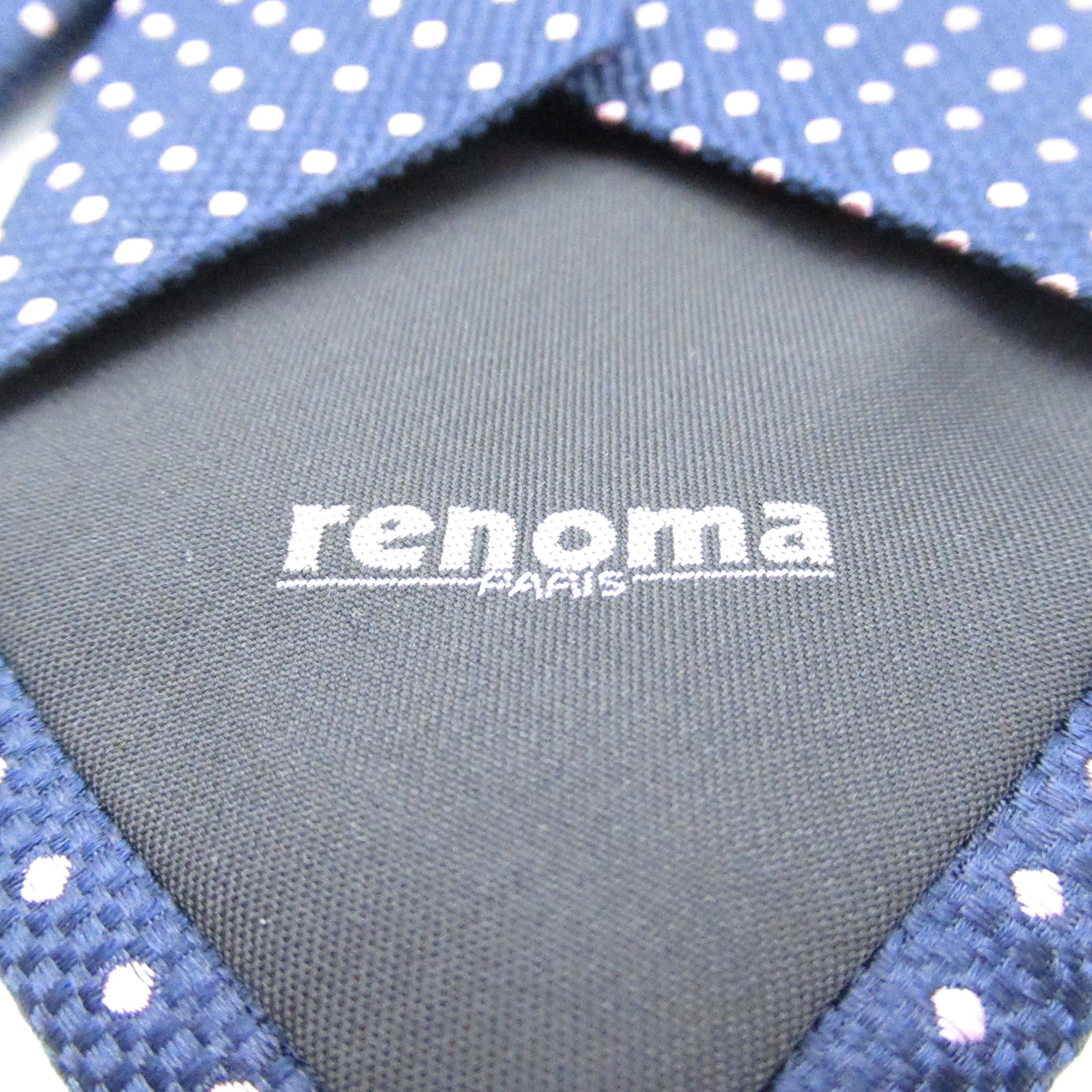 Lenovo Renoma Cravate Dress Clothes Silk  Navy