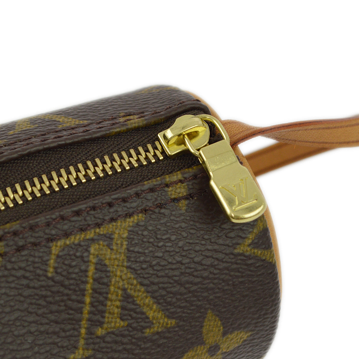 Louis Vuitton Monogam Papillon Attached Pouch Handbag