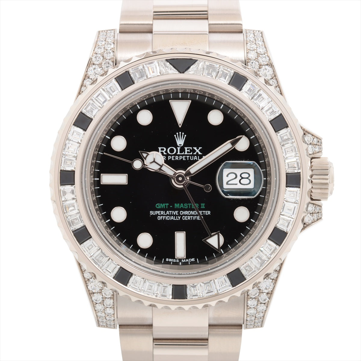 Rolex GMT Muster 2 116759SANR WG AT Black