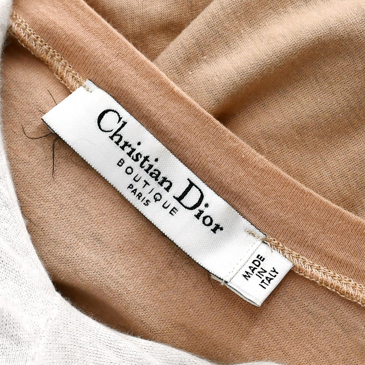 Christian Dior Summer 2006 trompe l&#39;oeil-print cotton T-shirt 