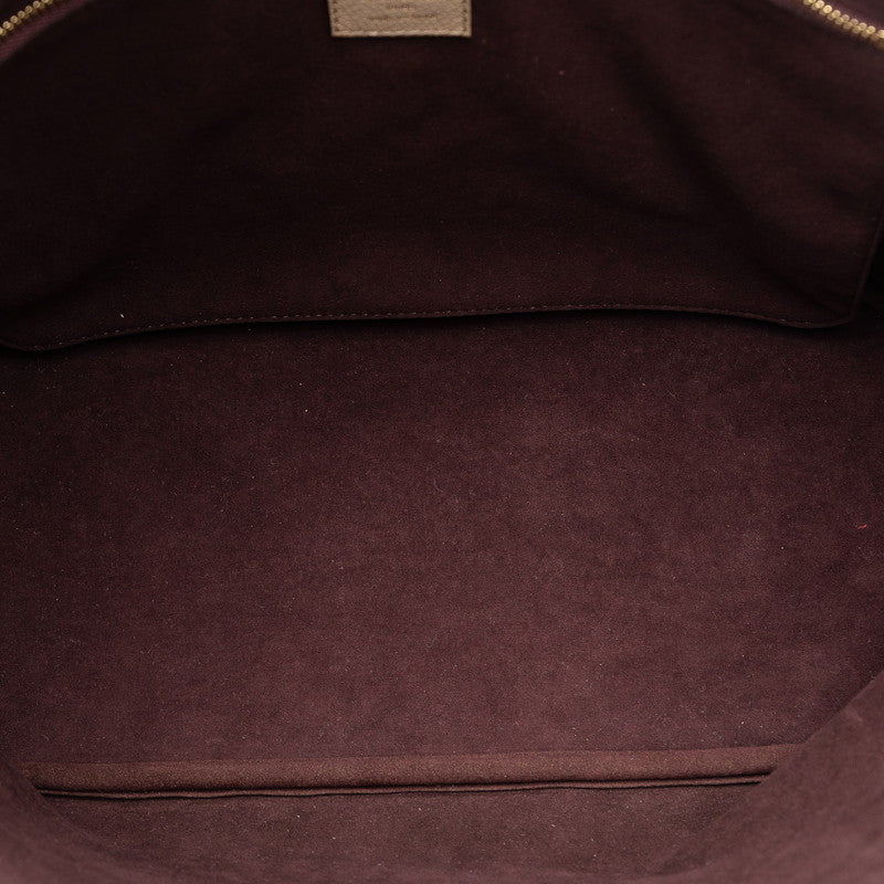 Louis Vuitton Monogram Amplant Neverfull MM Shoulder Bag M45686 Tourtree Grey  Leather  Louis Vuitton