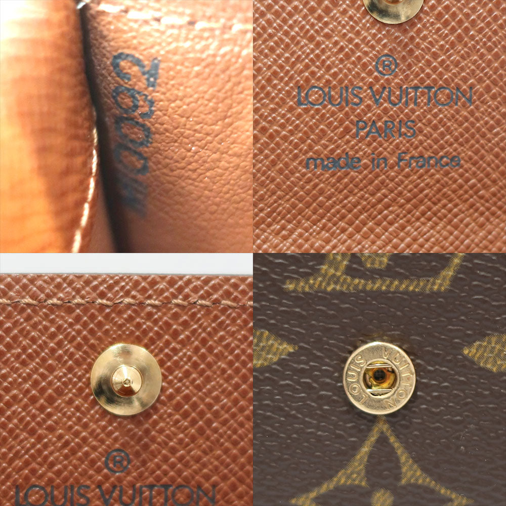 Louis Vuitton Portemone M61930 Monogram G Gold Coincase Mini  Women Only