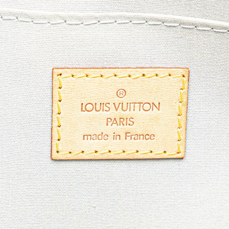 Louis Vuitton Monogram Vernis Lockbury Drive Handbag Shoulder Bag 2WAY M91372 zzle Beige Patent Leather  Louis Vuitton