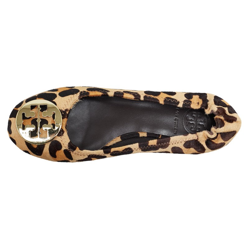 Tory Birch Leopard Pumps Flap Shoes Size 7 Brown G Harako  Tory Birkinch