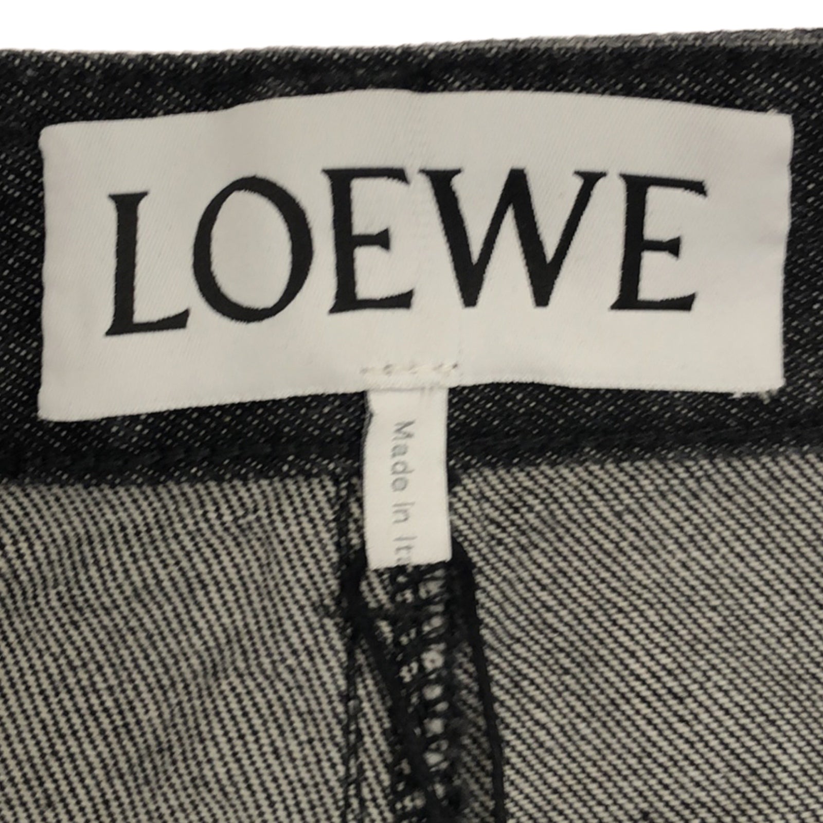 Loewe LOEWE Denim Clothes Bottoms Cotton  Black S540Y11X191100F36
