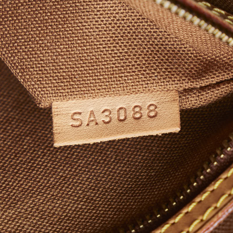 Louis Vuitton Monogram Battalion Horizontal Tote Handbag M51154 Brown PVC Leather  Louis Vuitton
