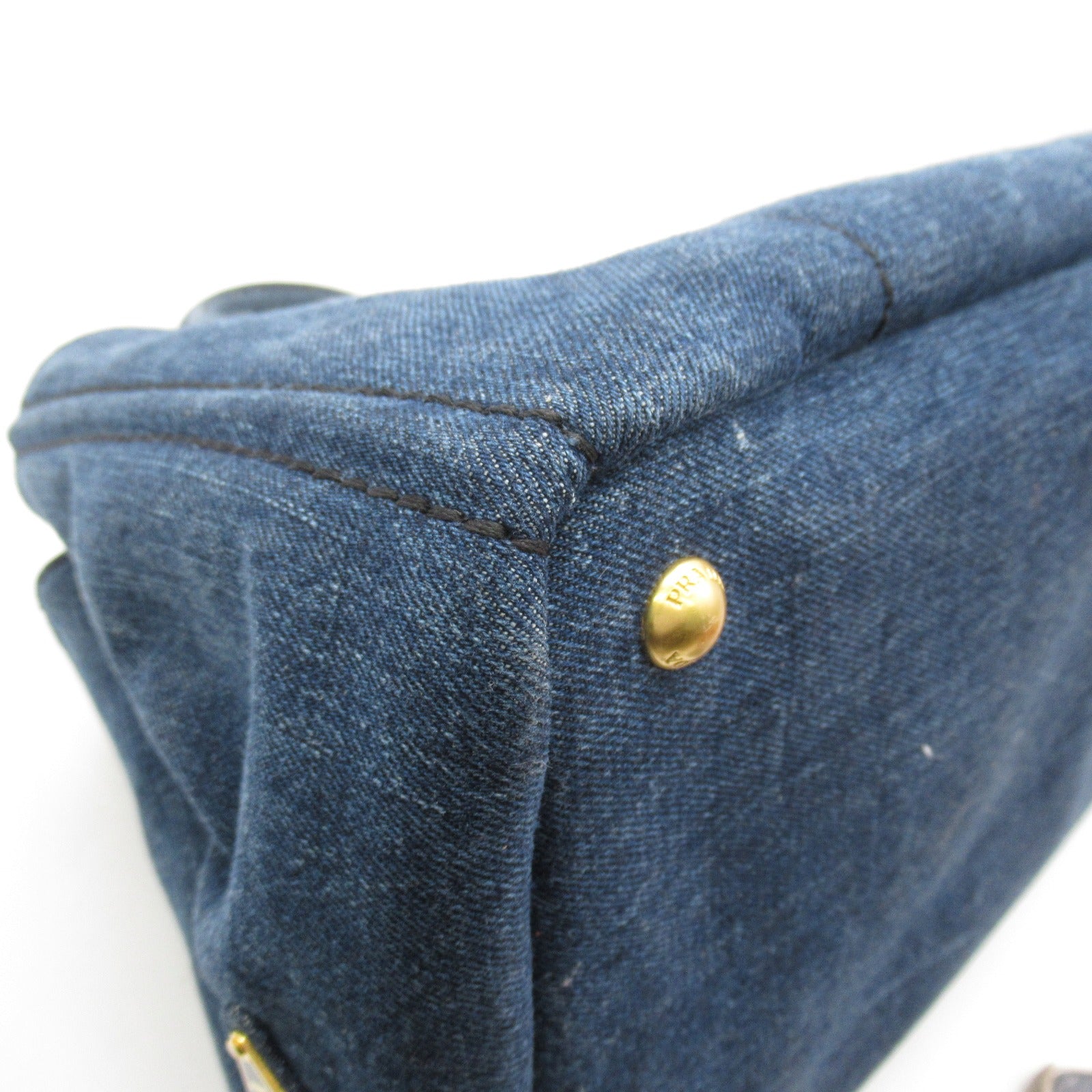 Prada Prada Handbag Bag Denim  Blue -