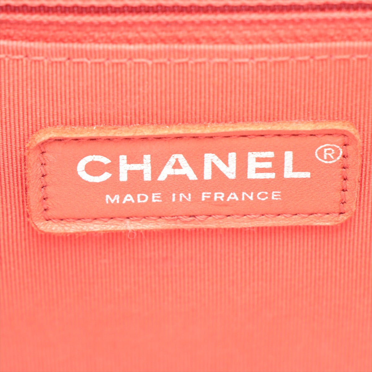 Chanel Boy Chanel 皮革鏈條單肩包 紅銀金