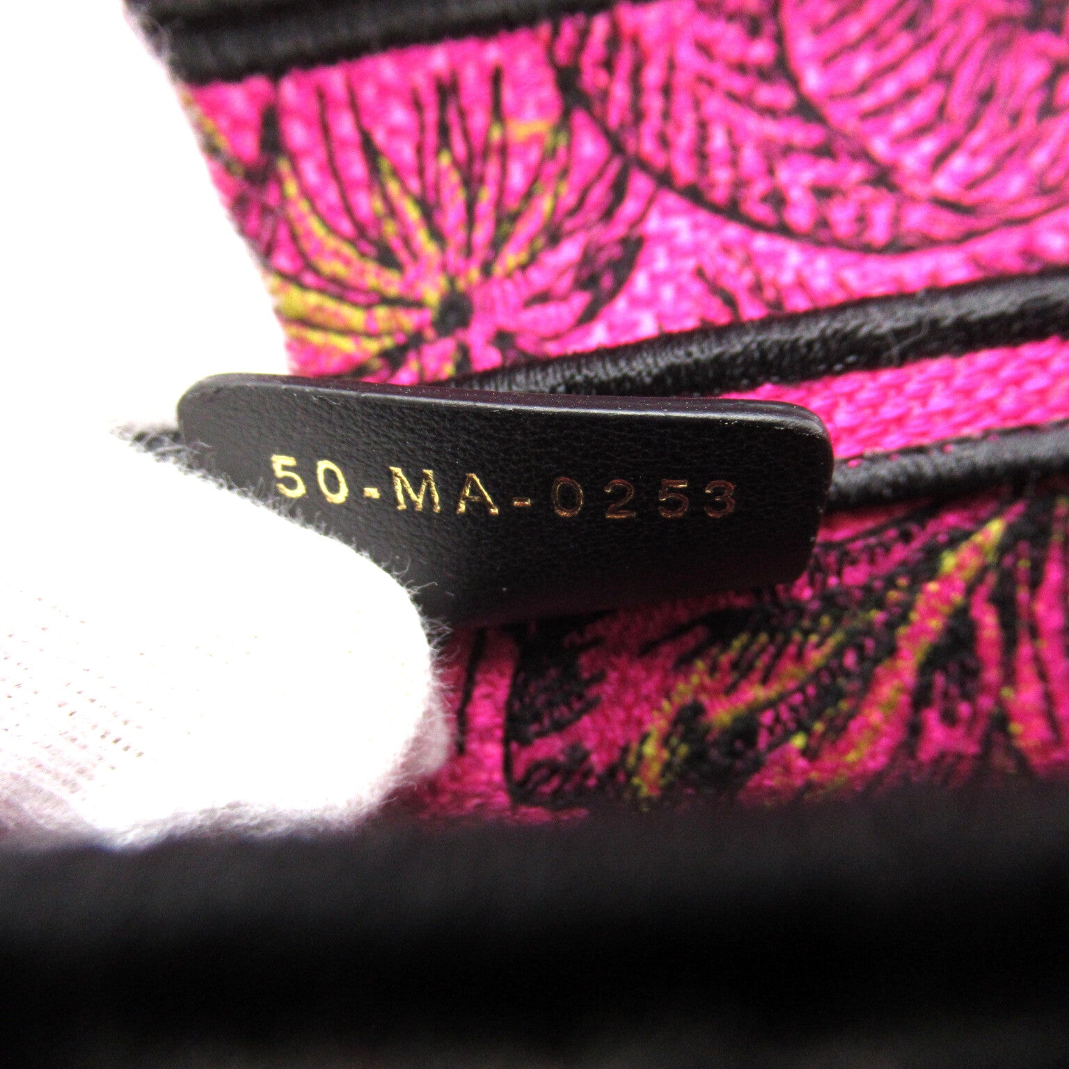 Dior Dior Saddle Bag Saddle Bag Linen  Pink Fuschia Multi M0446CEUP75E