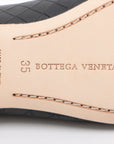 Bottega Veneta Intretch Omelage Leather Flap Pump 35  Black