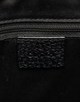 Gucci GG canvas handbag Tote bag 113019 black canvas leather ladies Gucci