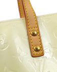 Louis Vuitton 2006 White Vernis Reade PM Tote Handbag M91336