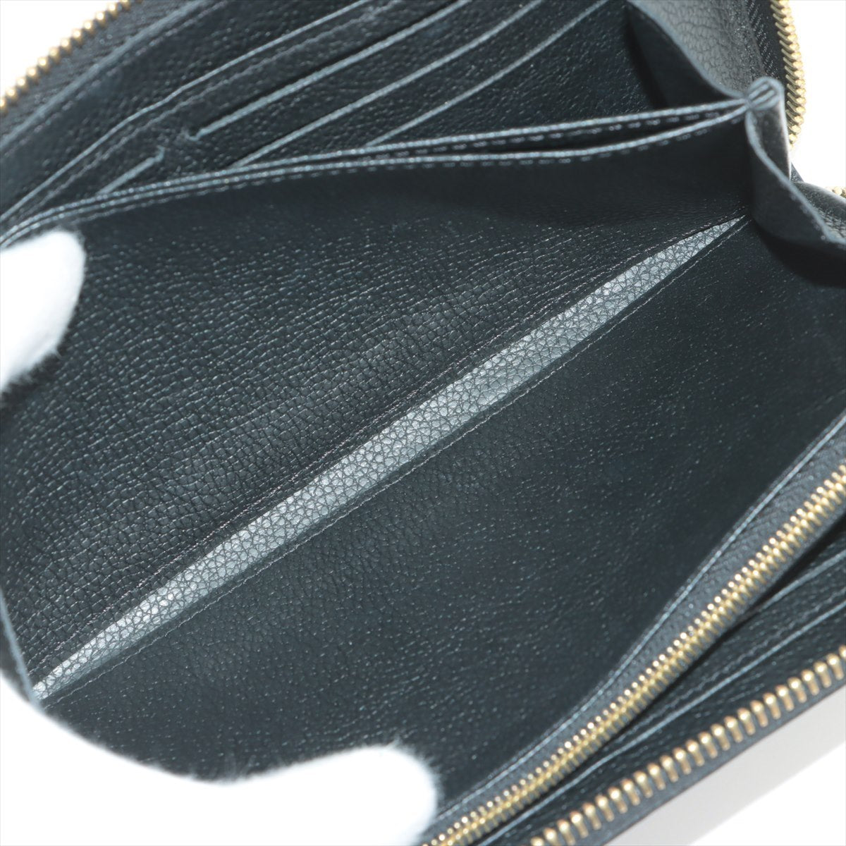 Louis Vuitton Monogram Amplant  Wallet M61864 Round Zip Wallet
