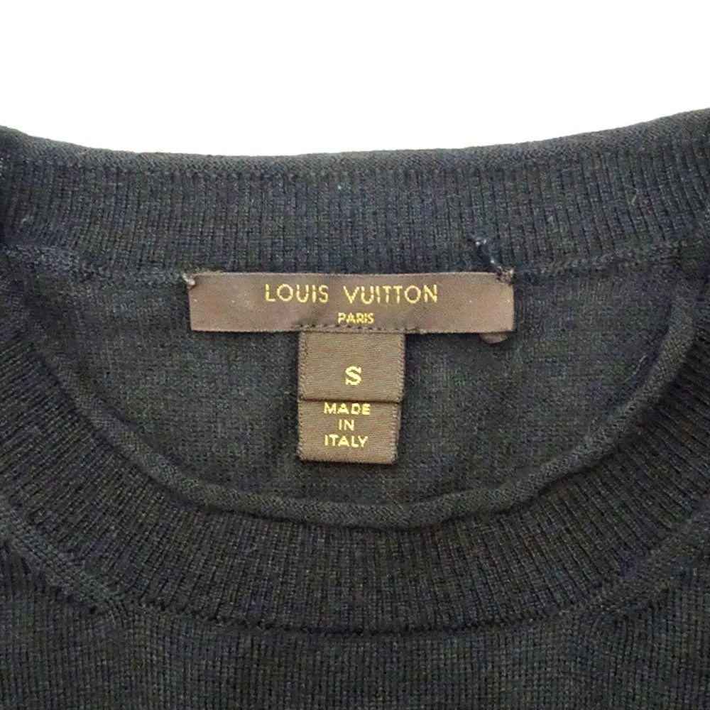 Louis Vuitton RW172W Black S Wool Cashmere Italian Made  Apparel Women&#39;s Clothes