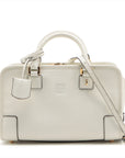Loewe Anagram Amazon 23 Leather 2WAY Handbag White