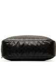 Gucci GG printed sliding shoulder bag 211107 black PVC leather ladies Gucci