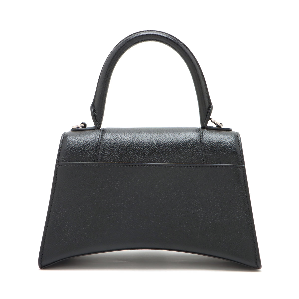 Valentino Glass Leather 2WAY Handbag Black 593546