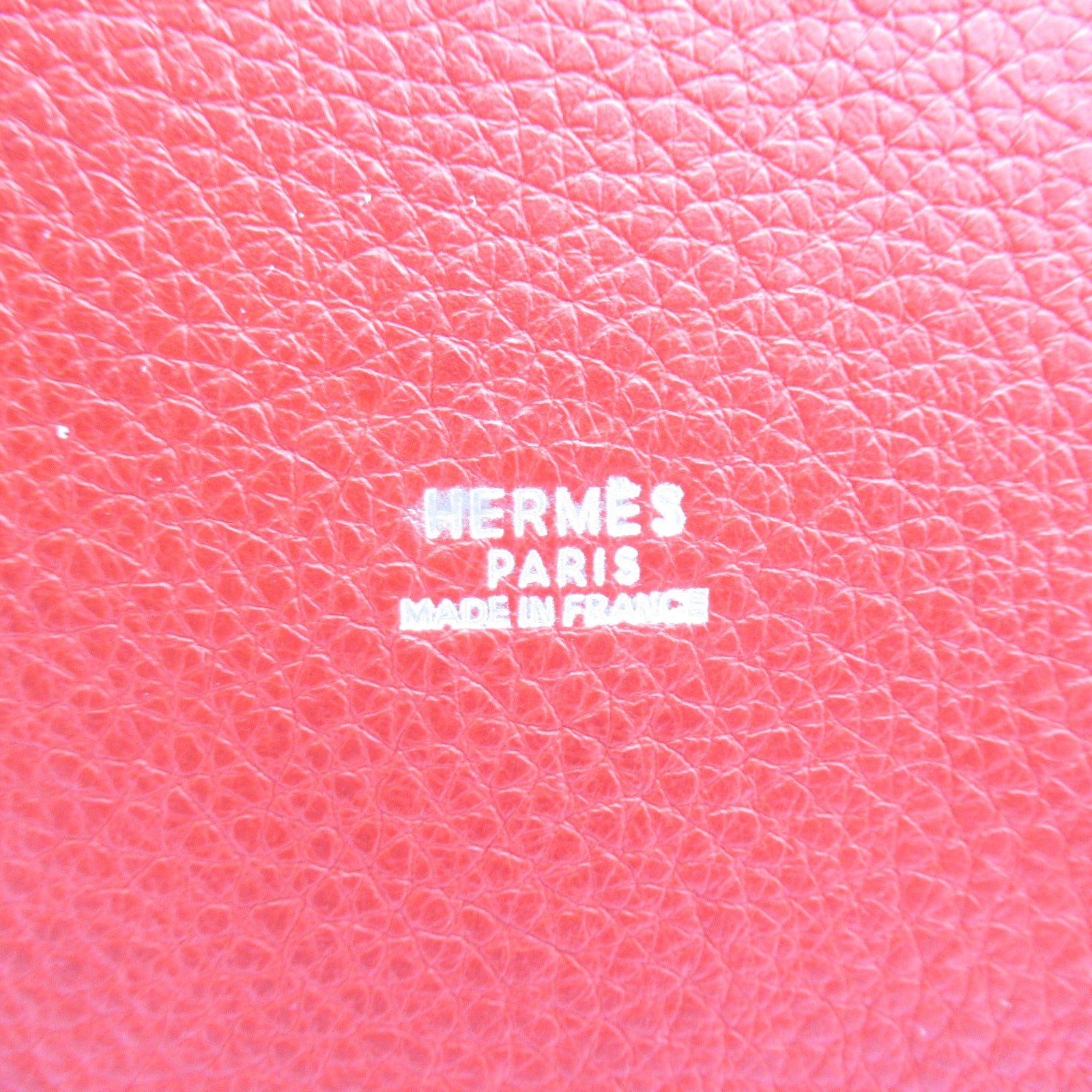 Hermes Hermes Mandžouar PM Tote Bag Leather Triumphant  Red