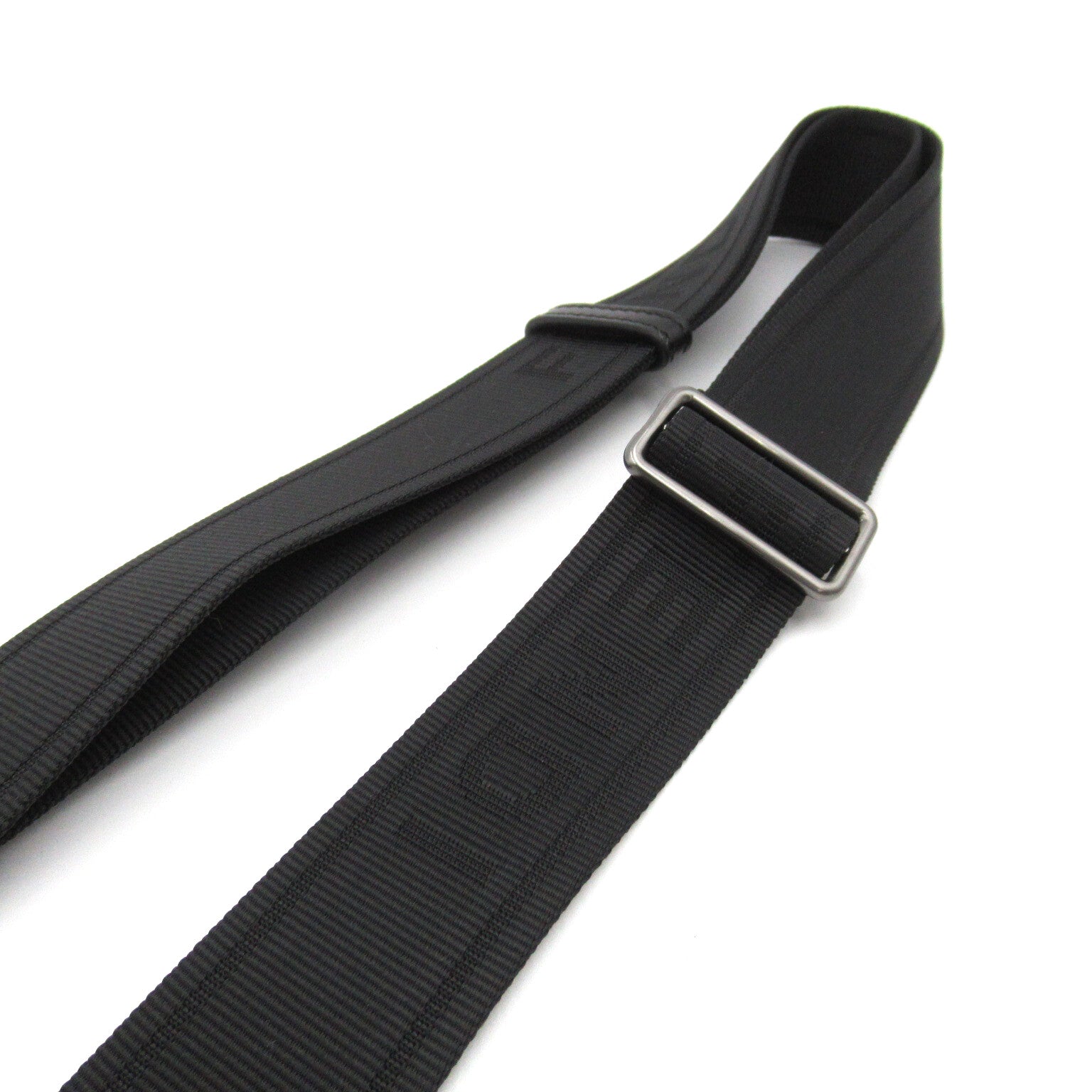 Fendi Fendi 2w Shoulder Shoulder Bag PVC Coated Canvas Leather  Black