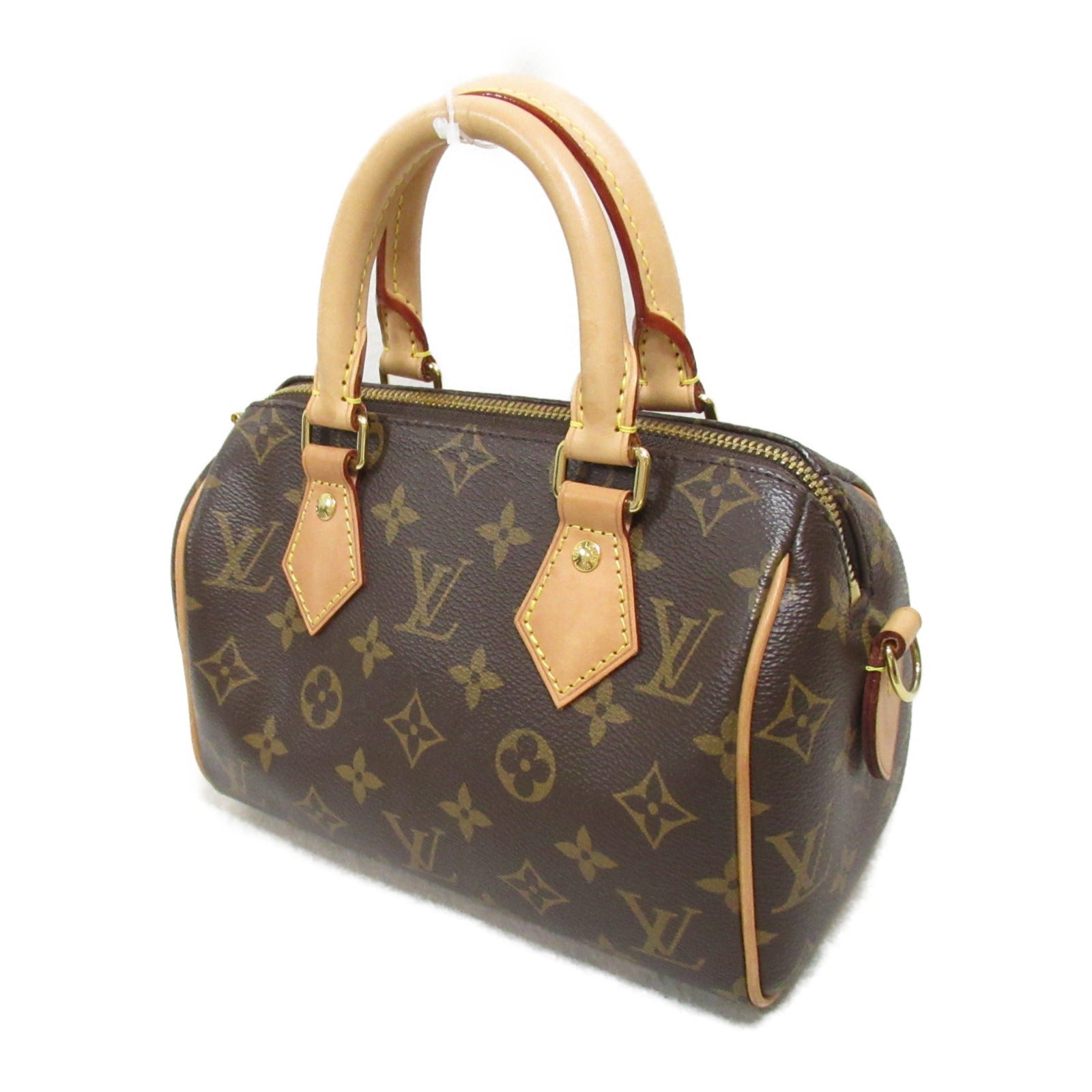 Louis Vuitton Speedy Bandier 202w Shoulder Bag 2way Shoulder Bag PVC Coated Canvas Monogram  Brown M46234