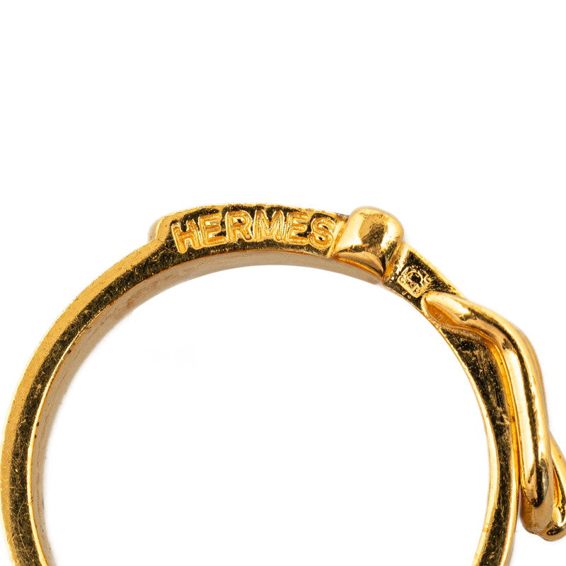 Hermes Belt Motif SCalf Ring G Plated  Hermes