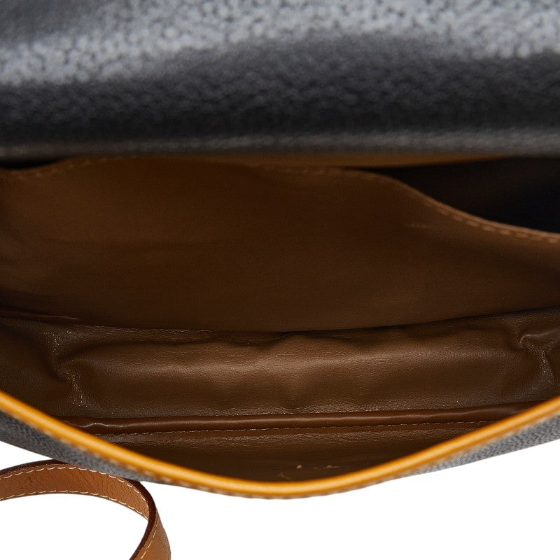 Valentino BB logo sliding shoulder bag brown black PVC leather ladies BALENCIAGA