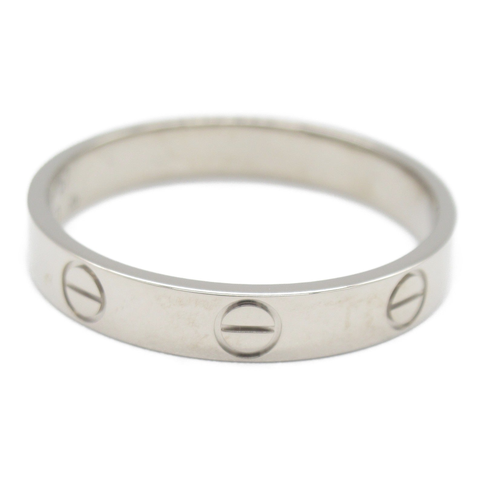 Cartier Cartier Mini-Love Ring Ring Jewelry K18WG (White G)   Silver B4085100