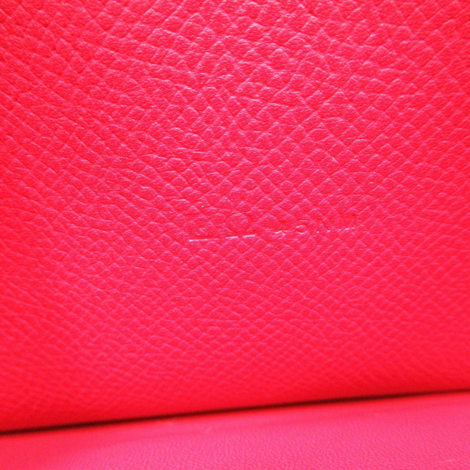 Hermes Hermes Constance Long Twin Fold Wallet Wallet Leather Epsom  Red