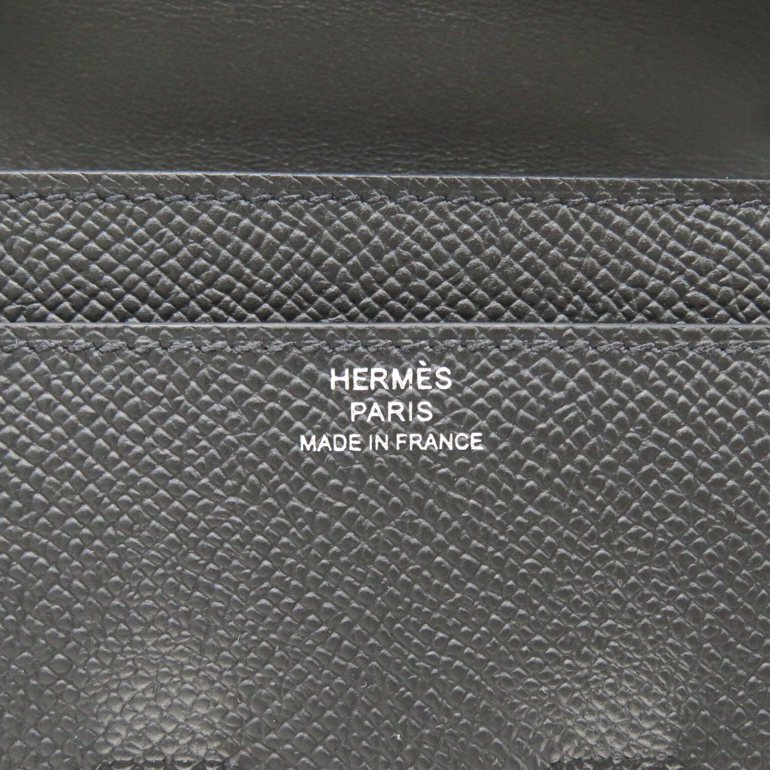 Hermes Hermes Constance Go Shoulder Bag Leather Epsom  Black