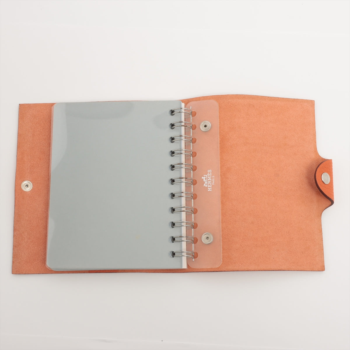 Hermes Yulis PM Togo Handbook Cover Orange Silver Gold  G2003