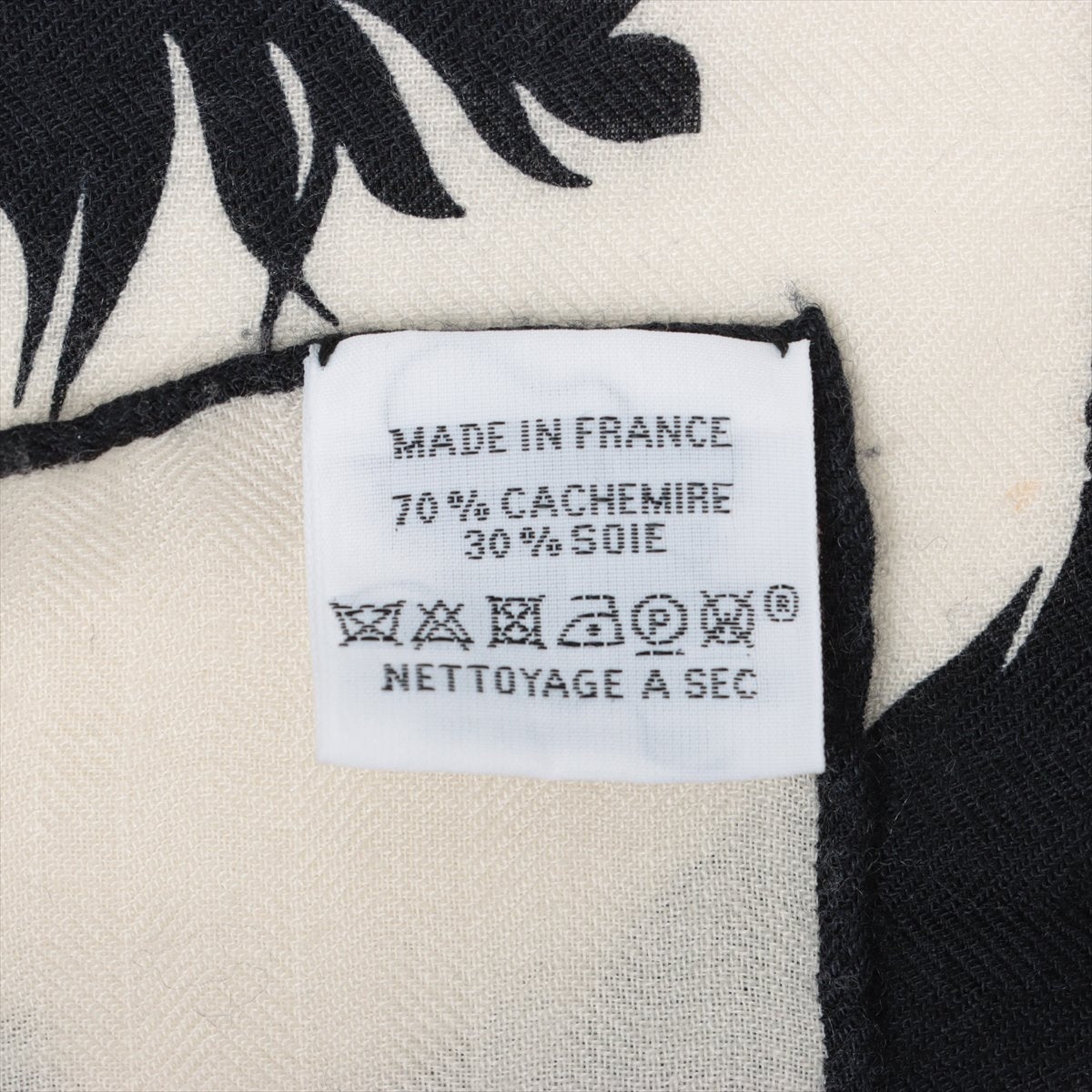 Hermes Calejean BRAZIL  Cashmere X Silk Black