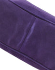 Chanel Purple Suede Top Handle Bag