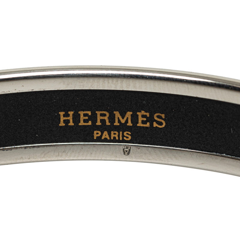 Hermes  H PM Bangle silver orange metal ladies hermes