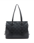 Gucci GG Embos Leather Tote Bag Black 625774