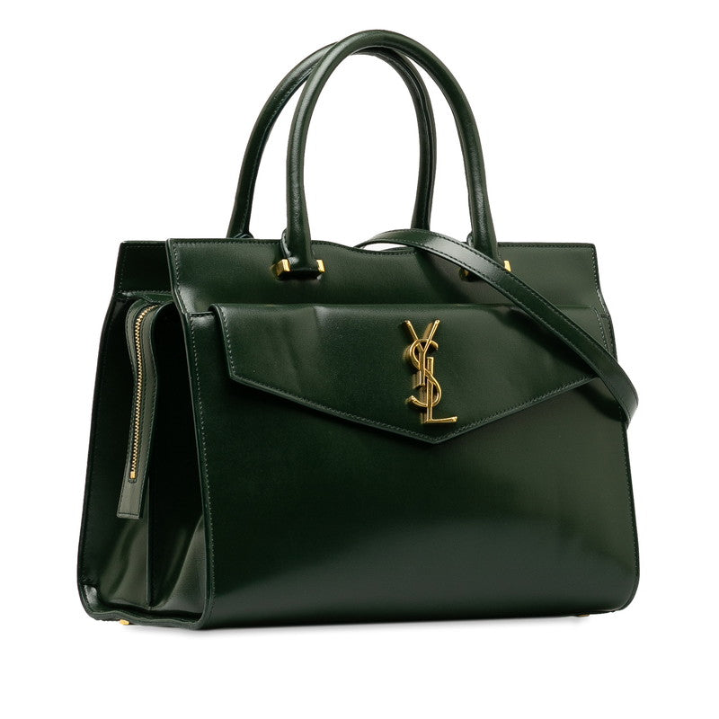Saint Laurent 2WAY FLY557653 Green G Leather