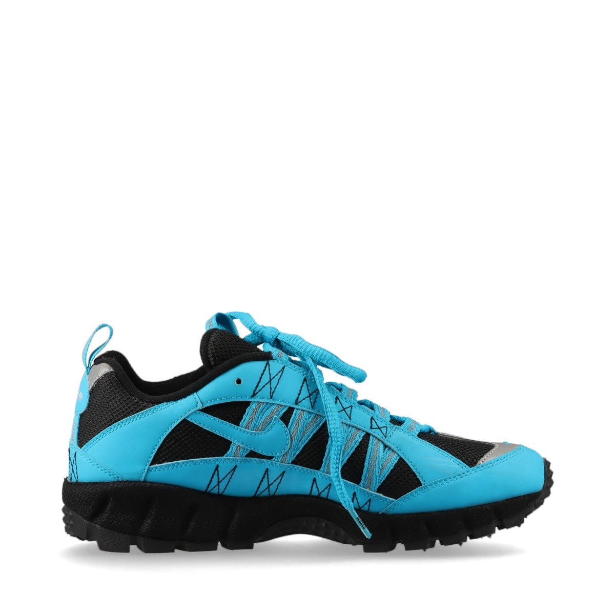 Nike x Supreme Yale Humara 17AW Leather x Mesh Sneaker 26.5cm Men Blue x Black 924464-400