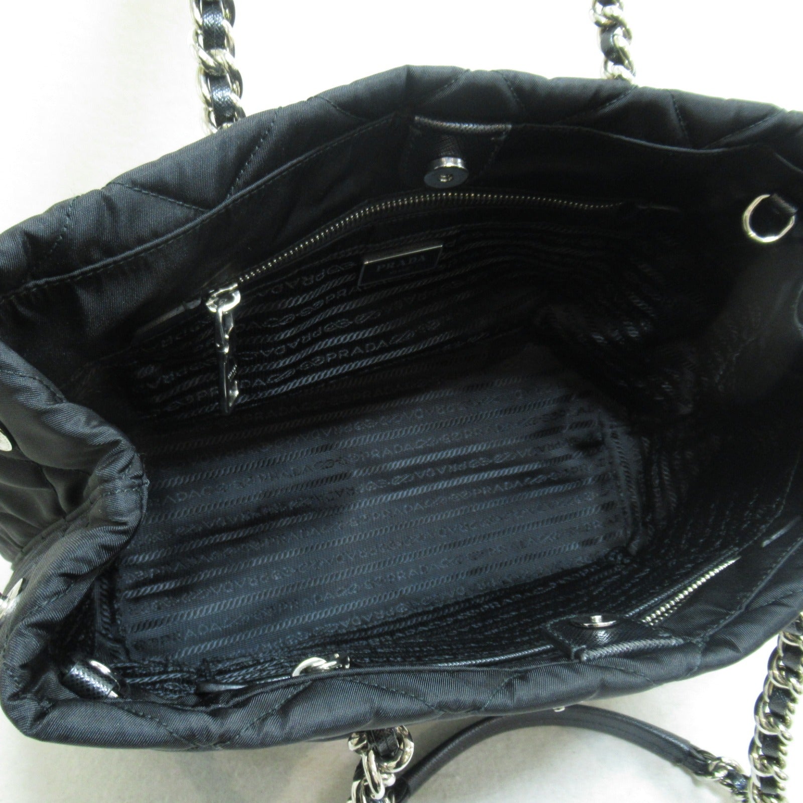 Prada Prada 2W Tote Bag Tote Bag Nylon  Black 1BG740