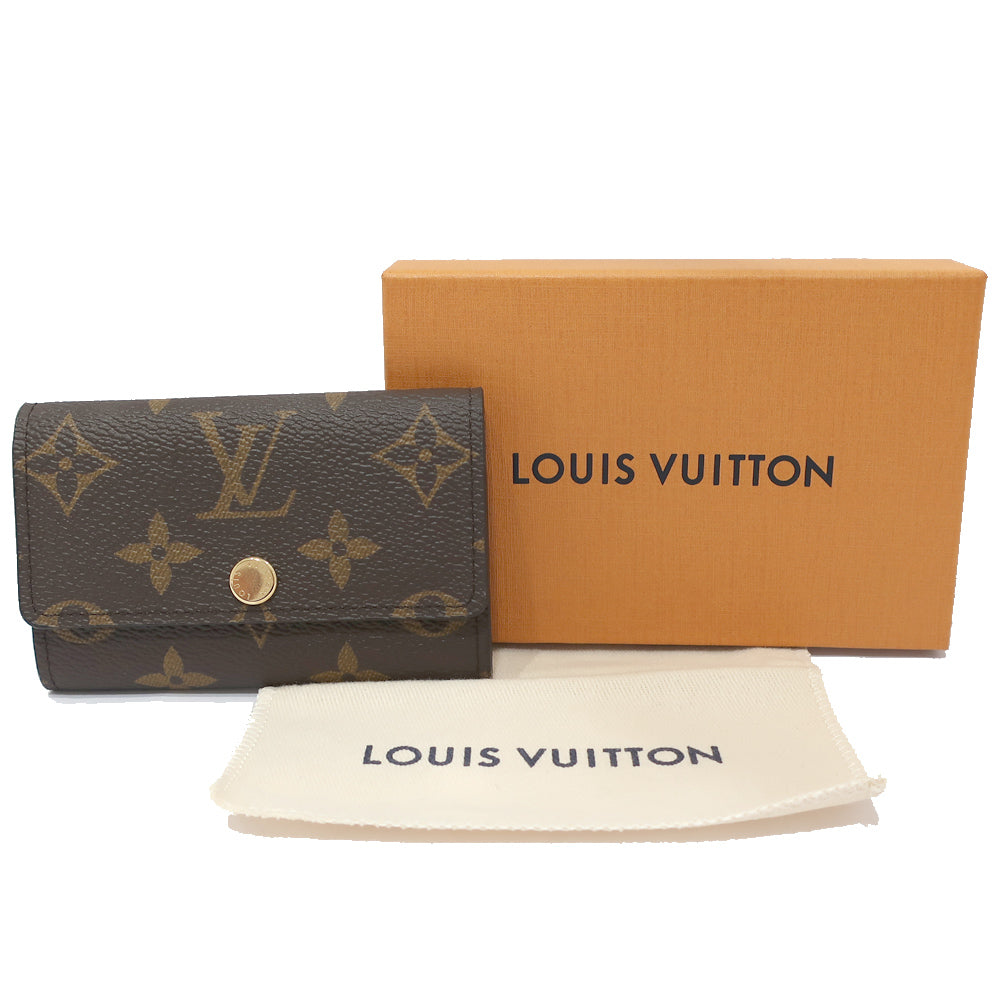 Louis Vuitton Keycase Multicle 6 M62630 Monogram Brown G   Women Small Boxes  Bags