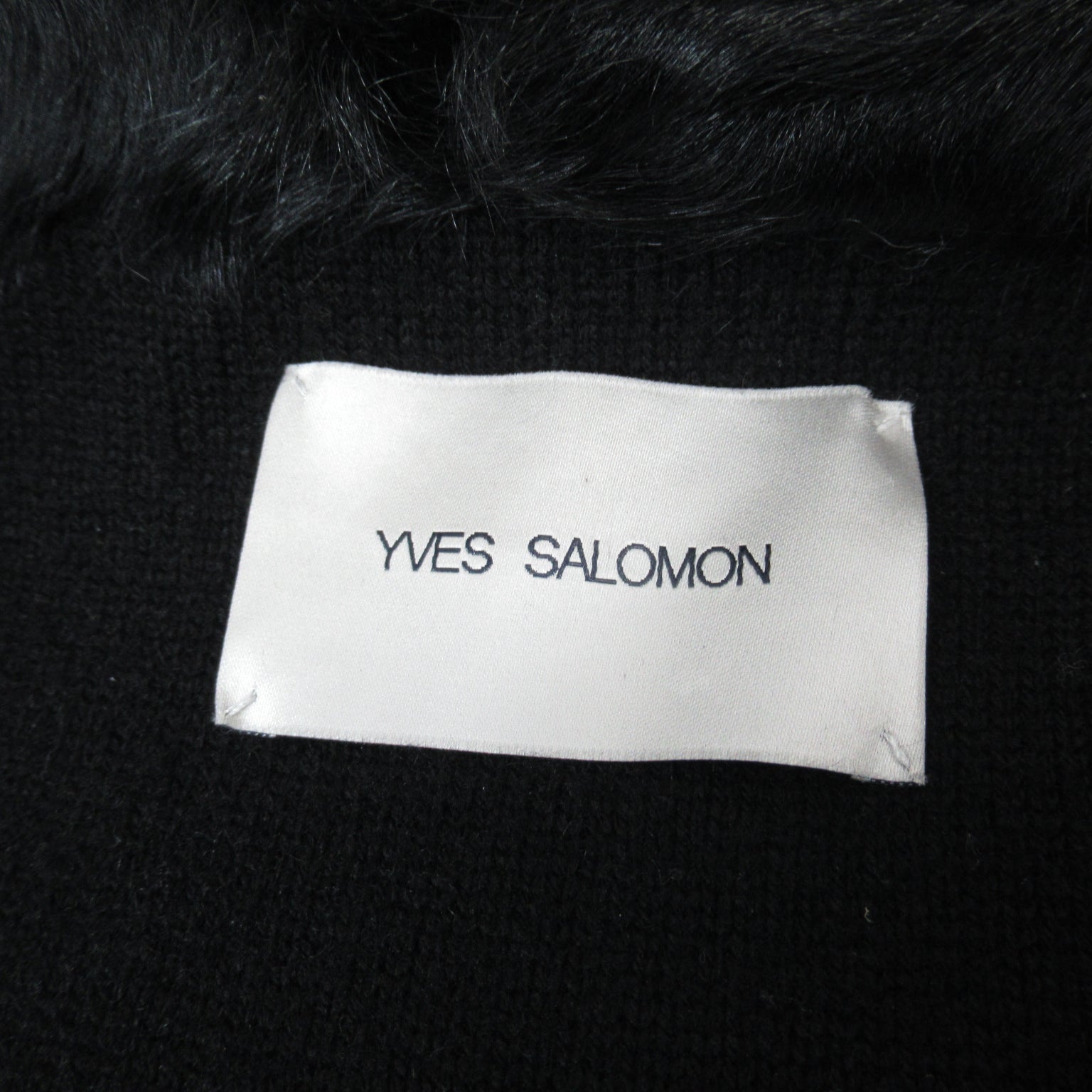 Selection Yves Salomon   Coat  Black Y561786ASCVC