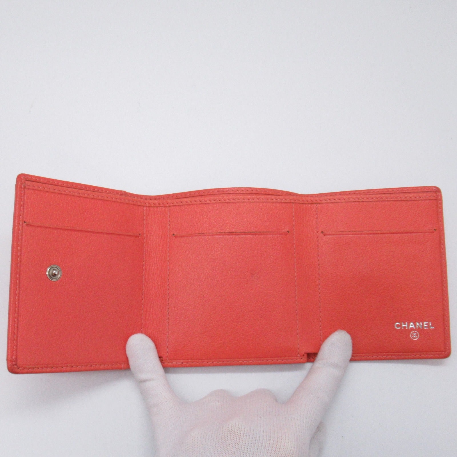 CHANEL CAMERIA Three Fold Wallet Three Folded Wallet   TOKYO