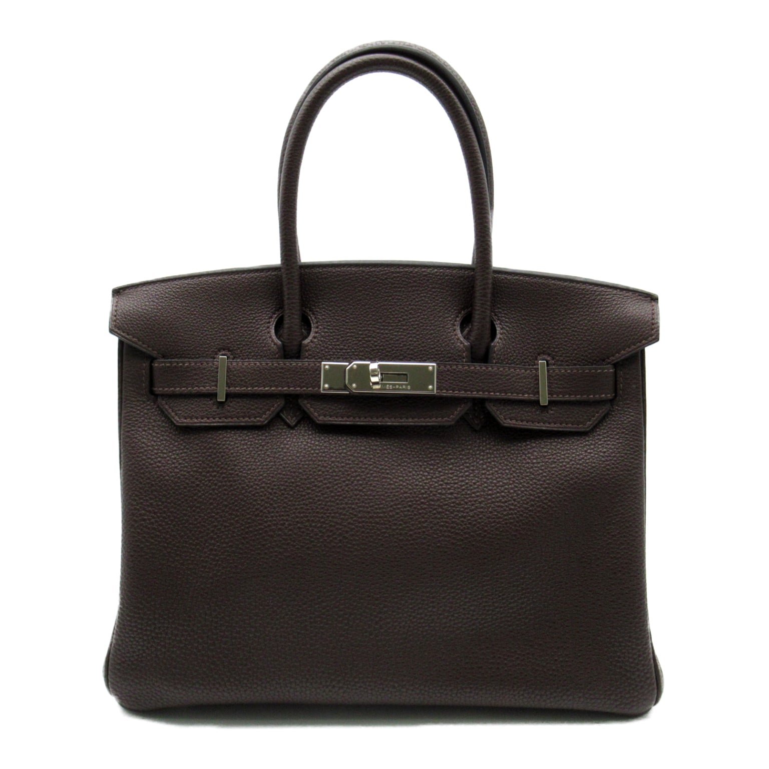 Hermes Hermes Birkin 30 Handbag Handbag Handbag Handbags Leather Togo  Brown Dark Brown