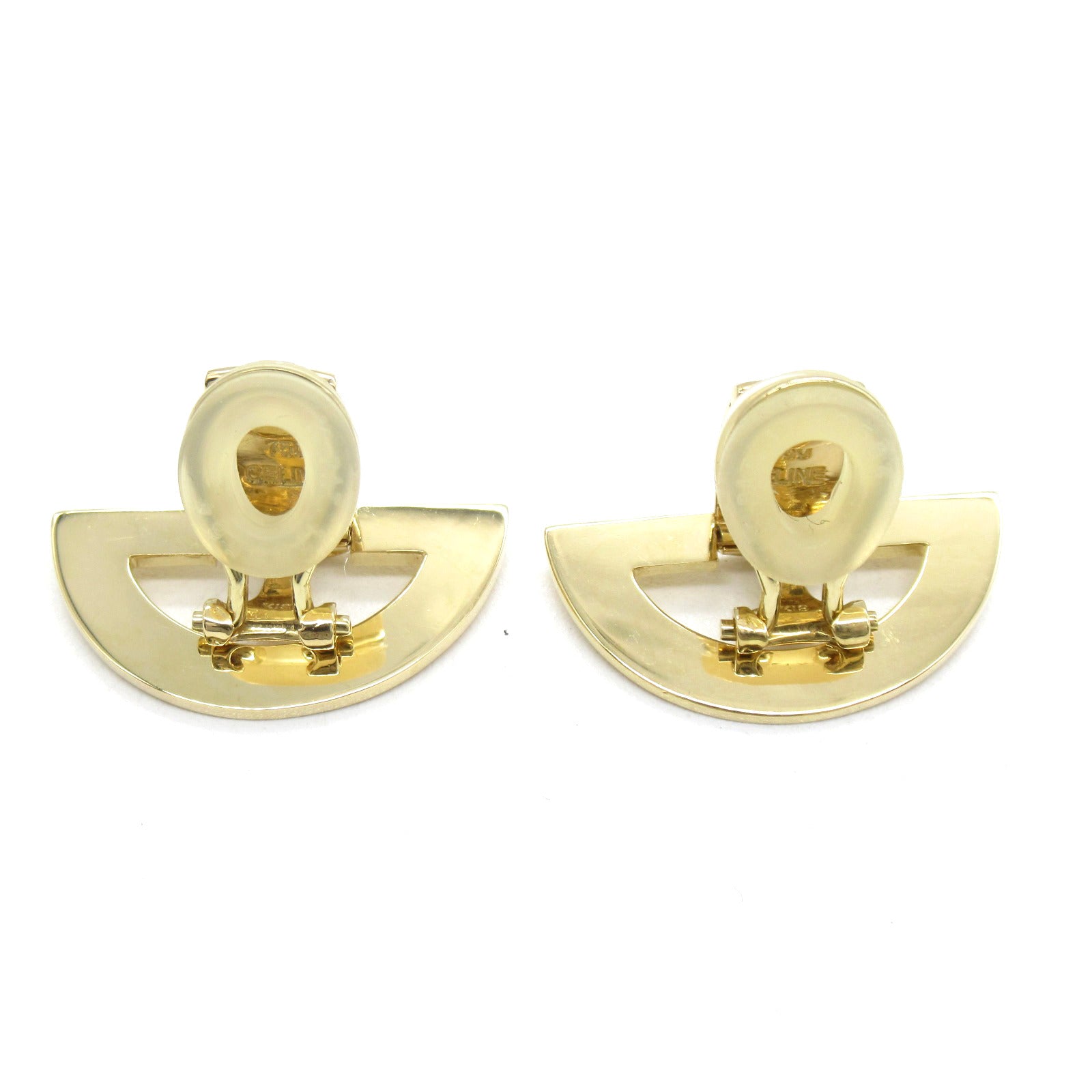 Celine Celine Swing Motif Earring Earring Jewelry K18 (Yellow G)  Gold