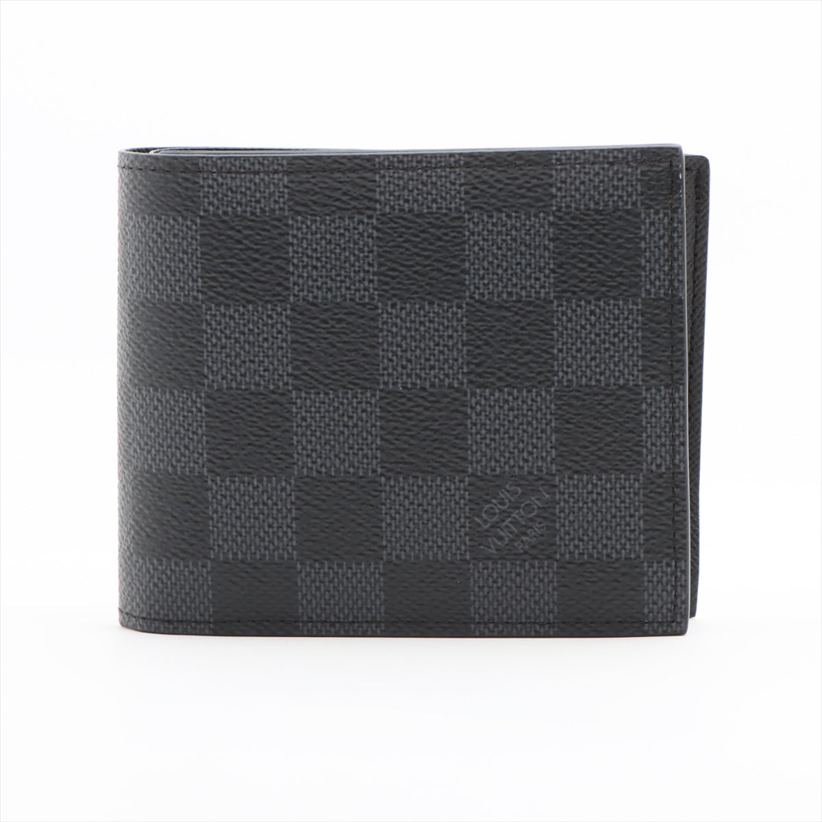 Louis Vuitton Damier Graffiti Portfolio Marconi NM N63336 Black Double Folded  Reaction Wallet