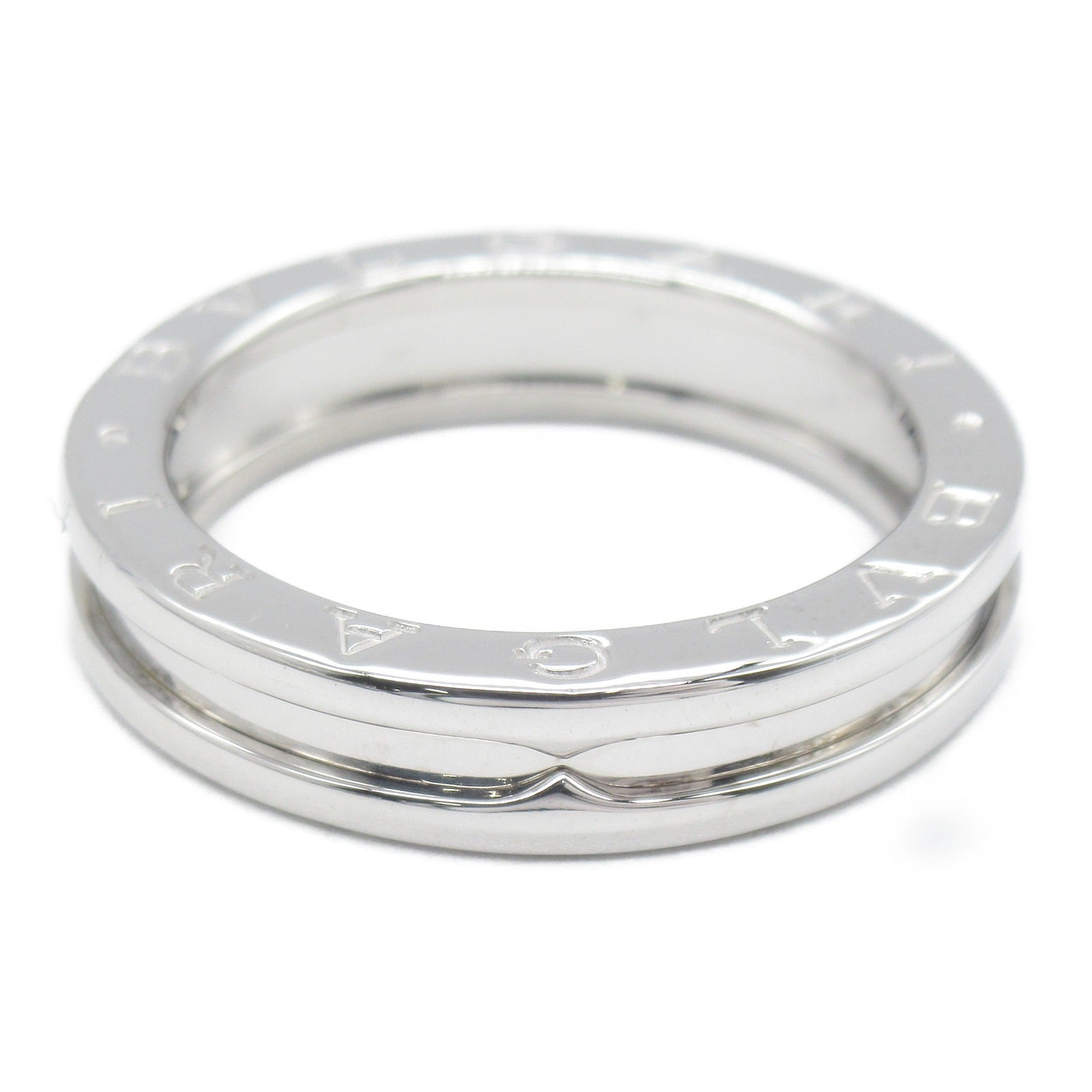Bulgari BVLGARI B-zero1 Beezero One Ring 1 Band Ring Ring Jewelry K18WG (White G)   Silver  AN852423